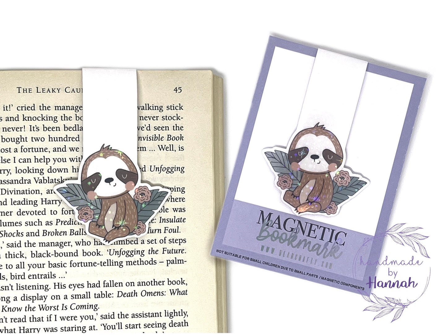 Sloth Magnetic Bookmark